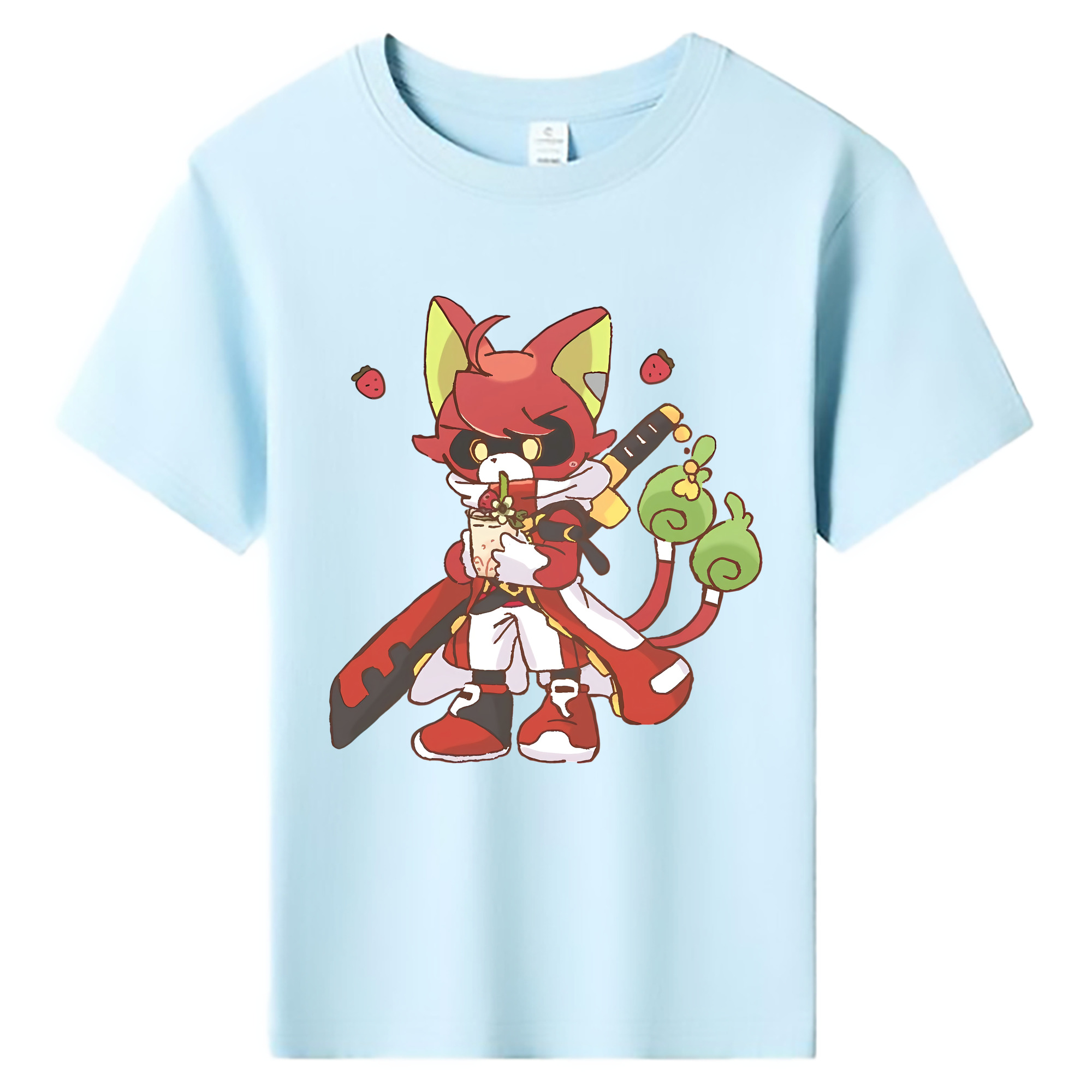 （画像用） 妖怪ウォッチ Yo-kai Watch 綿100％キッズTシャツ（フロントプリント）
